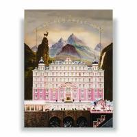 Постер, кинопостер "Отель Гранд Будапешт - The Grand Budapest Hotel pink", 30 см х 40 см