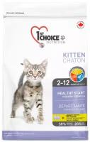 Сухой корм для котят 1st Choice Kitten Здоровый старт, с курицей