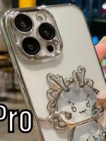 Чехол на Apple iPhone 15Pro Max с принтом BearBrick Kawaii