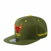 Бейсболка MITCHELL NESS арт. 6HSFSH21249-CBUOLIV Chicago Bulls NBA (оливковый), размер 60