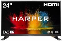 24" Телевизор HARPER 24R575T LED, черный