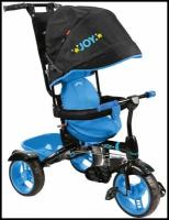 Велосипед трехколесный детский Nika ВД4, черный, голубой