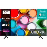 50" Телевизор Hisense 50A6BG 2021 LED, HDR, черный