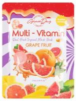 Grace Day Маска тканевая с экстрактом грейпфрута Multi-vitamin Grapefruit Mask Pack, 27мл