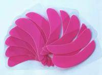 Cosmos Патчи для наращивания ресниц, для ламинирования ресниц силиконовые (розовые)