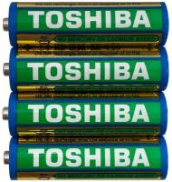 "Батарейки Toshiba R6 солевые (zinc) пальчик Heavy Duty "спайка" (4шт) AA 1,5V"