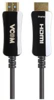 Активный оптический кабель HDMI 19M/M, ver. 2.0, 4K@60 Hz 80m VCOM