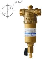 Предфильтр BWT Protector Mini для горячей воды прямая промывка 1/2 НР(ш) х 1/2 НР(ш)