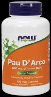 Now Pau D' Arco 500mg 100 vcaps (T)