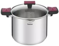 Кастрюля Tefal Cook&Clip 6,1л с крышкой (G7237974)