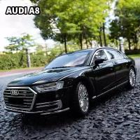 Коллекционная масштабная модель Ауди Audi A8L 1:24 (металл, свет, звук)