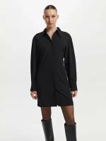 Платье рубашка женское LOVE REPUBLIC,цвет черный,размер 48