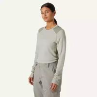 Helly Hansen Термобелье верх HH Wmn LIFA Merino Midweight Crew L, Mellow Grey