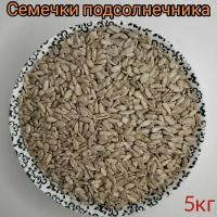 Семечки подсолнечника, 5кг, очищенные сырые