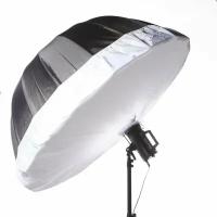 Комплект зонт-софтбокс с отражающим белым куполом 165 см и съемным диффузором Fotokvant U-165SBO