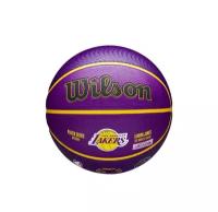 Баскетбольный мяч Wilson LeBRON James, фиолетовый, размер 7