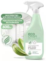 ЭКО Средство для мытья стёкол, окон, пластика и зеркал Grass ECO Crispi by Grass 600 мл мытья окон жидкость для стёкол