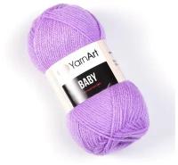 Пряжа Yarnart Baby сиреневый (9560), 100%акрил, 150м, 50г, 5шт