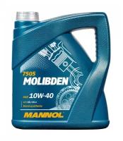 масло mannol molibden_benzin 10w40 4л полусинтетическое моторное