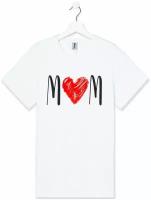 Футболка женская KAFTAN "Love mom", белый, р. 50