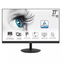 27" Монитор MSI PRO MP271, 1920x1080, 60 Гц, IPS, черный