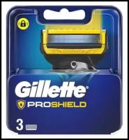 Сменные кассеты Gillette Fusion5 ProShield, 3 сменных кассеты по 5 лезвий в каждой