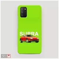 Пластиковый чехол "JDM Toyota Supra 1998" на Xiaomi Poco M3 / Сяоми Поко М3