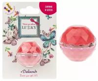 Набор блесков для губ с ароматом конфет Lukky Даймонд 2 цвета: конфетно-розовый и бледно-розовый