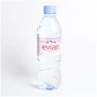 Вода Evian минеральная природная столовая негазированная, 0,5 л