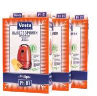 Vesta filter PH 01 XXl-Pack комплект пылесборников, 15 шт + 3 фильтра