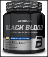 Предтренировочные комплексы BioTech USA Black Blood NOX+ (330 г) Черника-Лайм