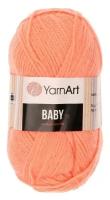 Пряжа Yarnart Baby розовый нектарин (622), 100%акрил, 150м, 50г, 5шт