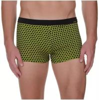 Плавки-боксеры "Glow Tech Print Swim Short" / Bruno Banani / Зеленый / Размер S