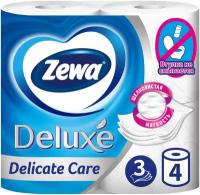 Туалетная бумага Zewa Deluxe 3 слоя, 32 рулона