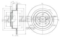 BS5324 ZEKKERT Диск торм. зад. Subaru Legacy (BE BH) 98- Outback (BE BH) 00-