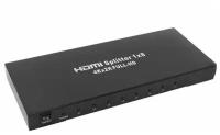 Видеоадаптер Espada EDH38 + блок питания, HDMI разветвитель 1x8