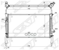 Радиатор Ford Transit 2.2td/2.3/2.4td 2006- W/O A/C Sat арт. SG-FD0006-06