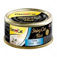Консервы GimCat для кошек ShinyCat Filet из тунца - 70 г