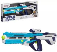 Бластер Space Weapon, со световыми и звуковыми эффектами, 54,9х5,3х17,5 см, в пакете - Junfa Toys [DQ-03445]