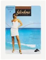 Колготки Filodoro Absolute Summer, 8 den, размер 3, коричневый, бежевый