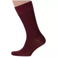 Мужские носки LORENZline бордовые, размер 25 (39-40)
