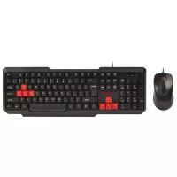 Комплект клавиатура + мышь SmartBuy ONE 230346-KR Black-Red USB, black, английская/русская