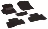 Ворсовые LUX коврики в салон Seintex для Suzuki Grand Vitara III 5-dr 2005-н.в. (черные, 82271)