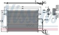 Конденсер VAG Passat B6 NISSENS 94592