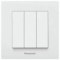 Выключатель Panasonic Karre Plus (WKTC00152WH-RU), белый