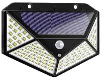 Беспроводной светодиодный светильник с 100 LED лампами на солнечной батарее и датчиком движения для дома, дачи и улицы