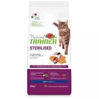 Сухой корм для кастрированных кошек Trainer Natural Cat Adult Sterilised, с лососем, 10 кг