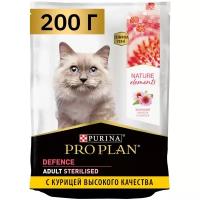 Сухой корм для кошек Pro Plan Nature Elements для стерилизованных кошек с курицей 200 г