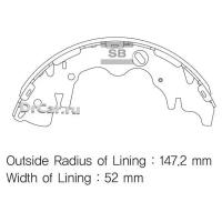 SANGSIN BRAKE Колодки тормозные задние