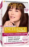 L'Oreal Paris Стойкая крем-краска для волос "Excellence", оттенок 4.02, Пленительный каштан